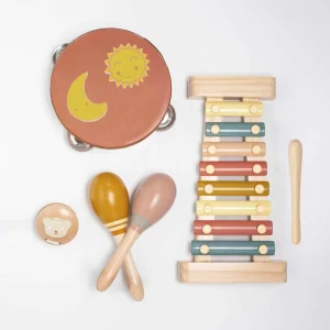 Instruments de musique en bois pour enfant - Coffret FSC