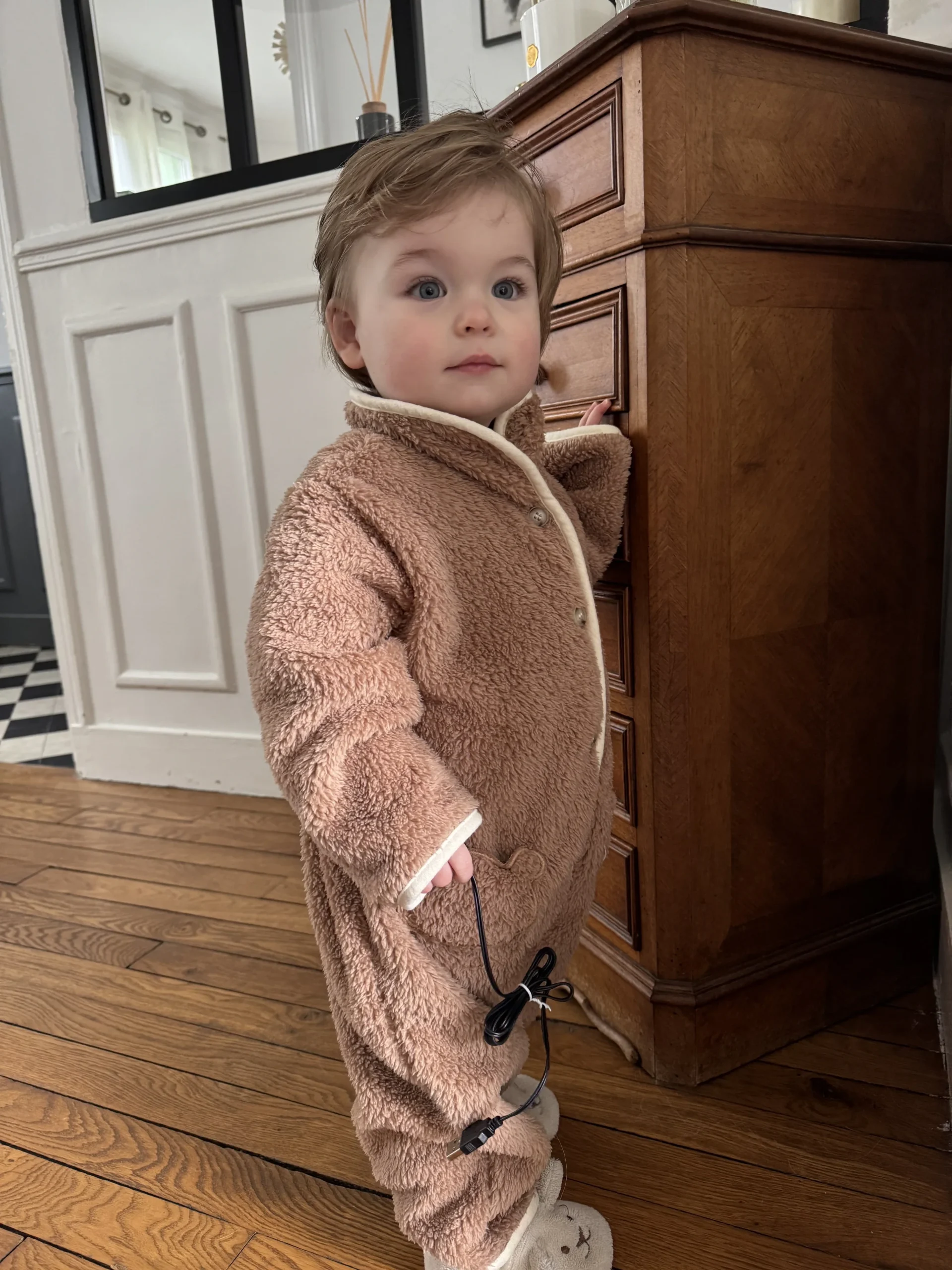 Confort Douillet & Look Trop Chou - La Barboteuse Douillette Ourson – Image 5