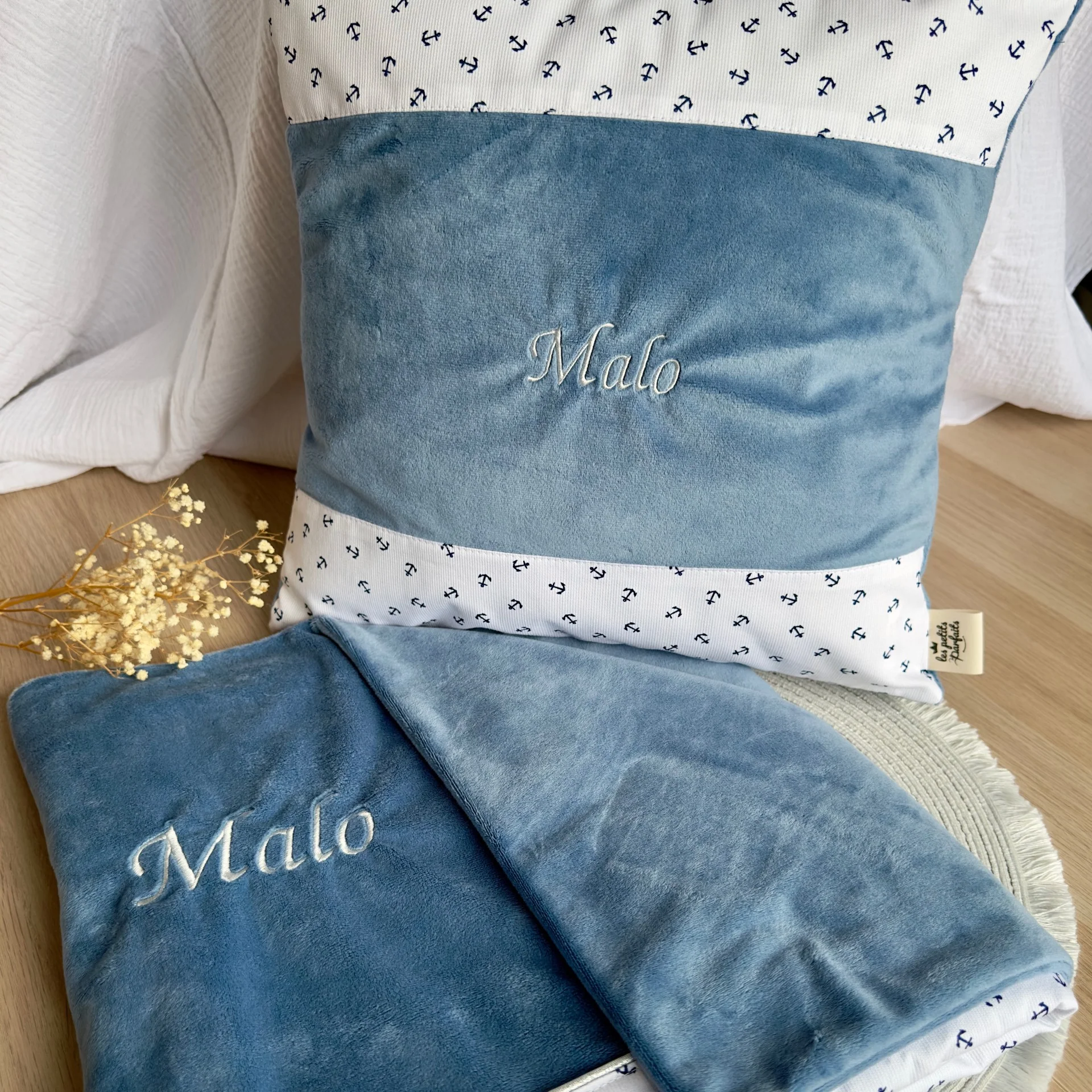 Coussin bébé personnalisé avec prénom – Image 2