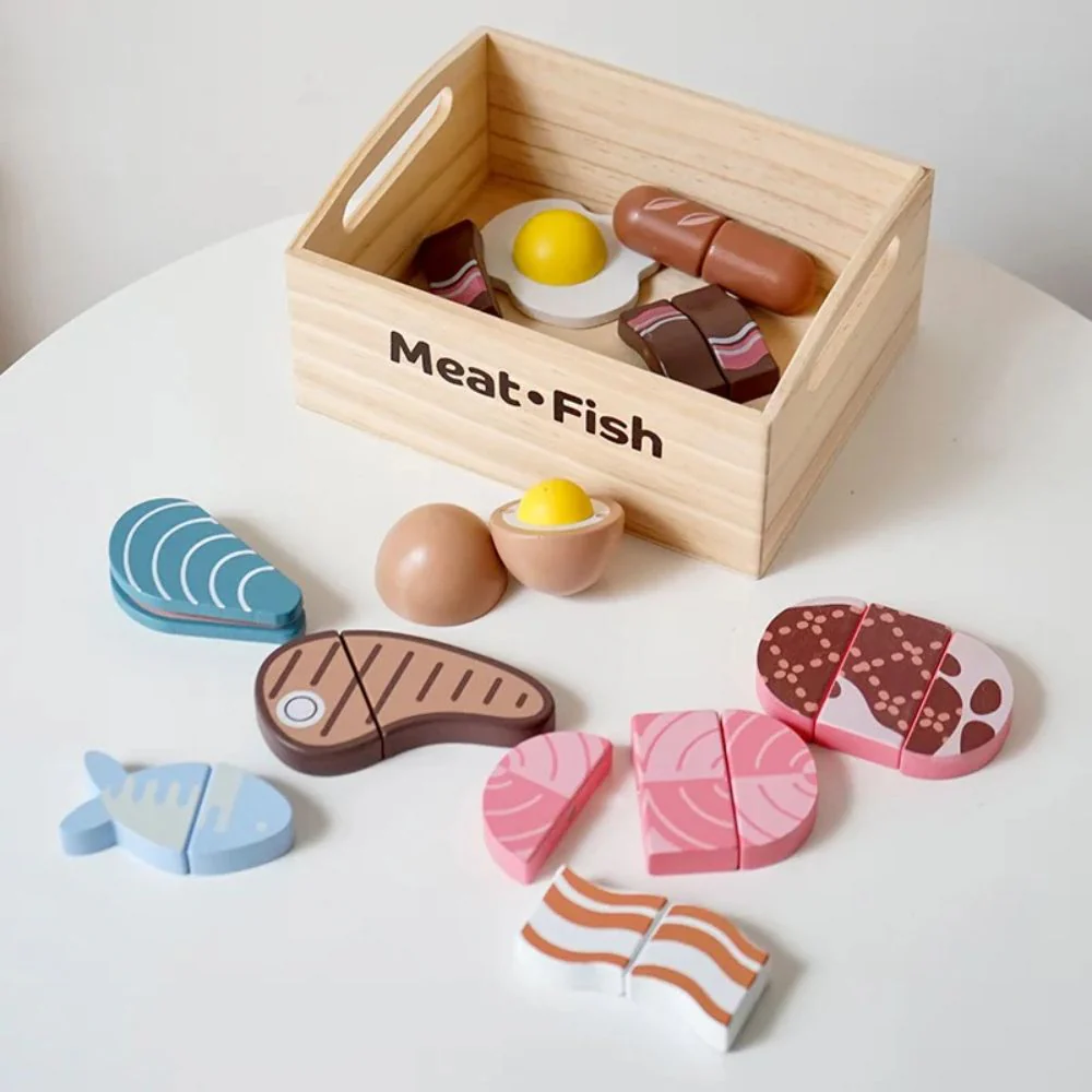 Cuisine enfant | Aliments en bois Montessori – Image 4