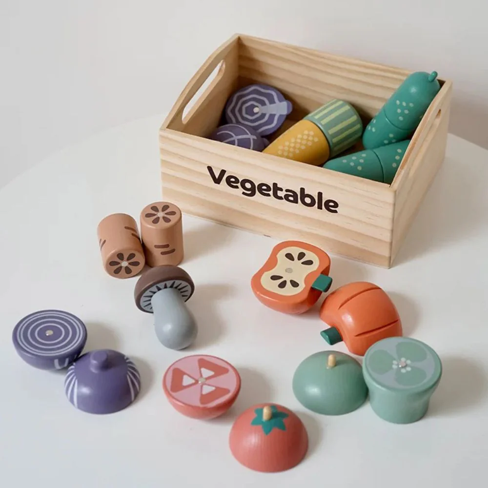 Cuisine enfant | Aliments en bois Montessori – Image 5