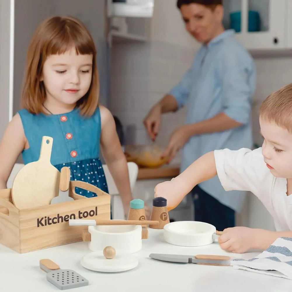 Cuisine enfant | Aliments en bois Montessori – Image 2