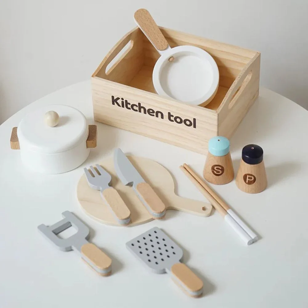 Cuisine enfant | Aliments en bois Montessori – Image 9