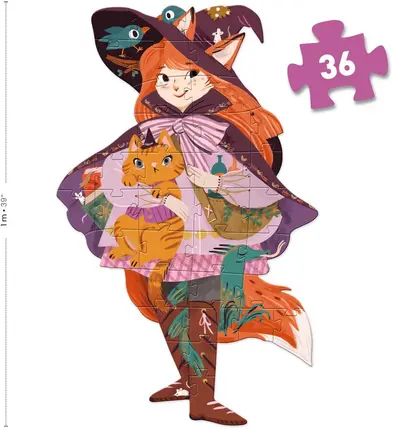 Puzzle géant Lily la sorcière 36 pièces (1 m) – Image 4