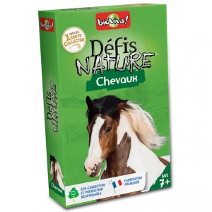 Défis Nature Chevaux - Jeu de cartes enfants 7+