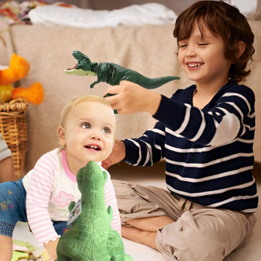 Dinosaure Jouet: La Marionnette-Le Vorannosaurus Rex rugissante🦖 – Image 6
