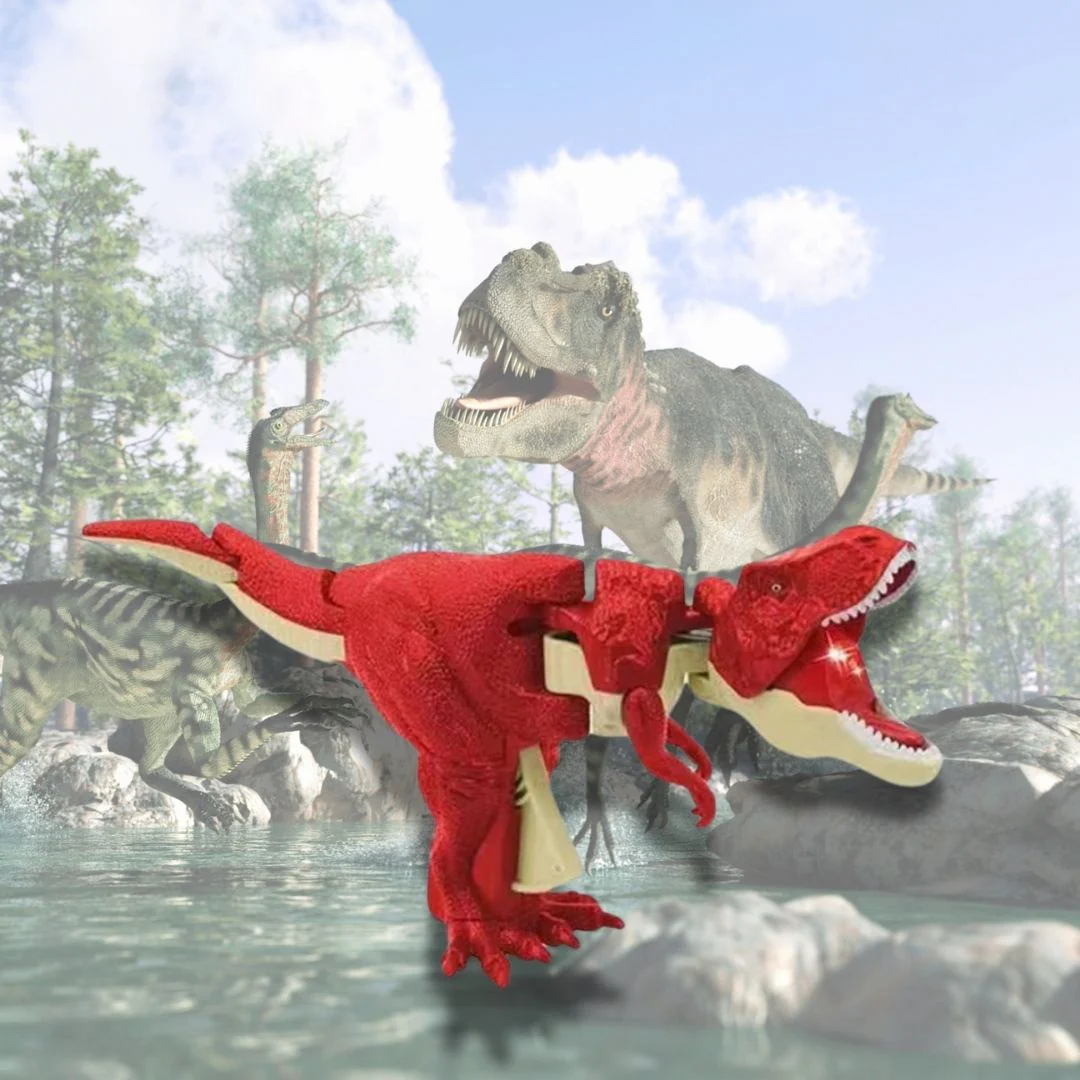 Dinosaure Jouet: La Marionnette-Le Vorannosaurus Rex rugissante🦖 – Image 8