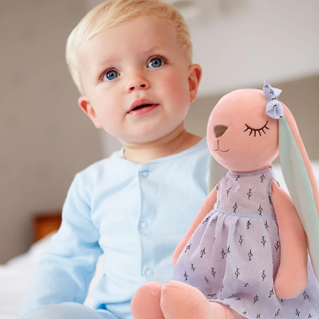 Doudou Lapin Rose 100% cotonđ â Image 5