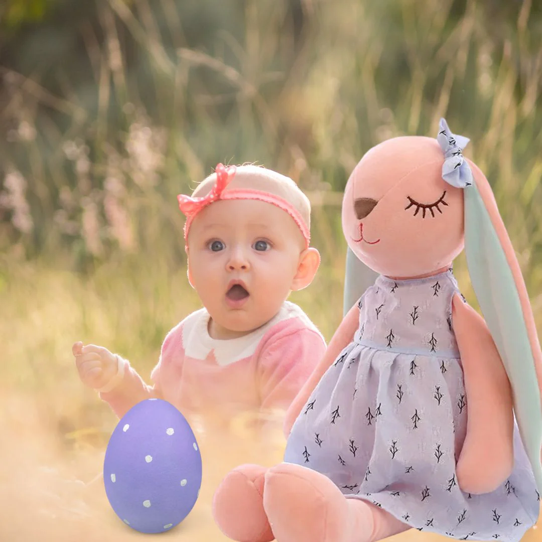 Doudou Lapin Rose 100% cotonđ â Image 7