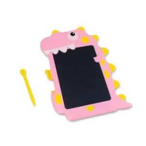Tablette de dessin écran LCD enfant Dinosaure rose 21,5 cm