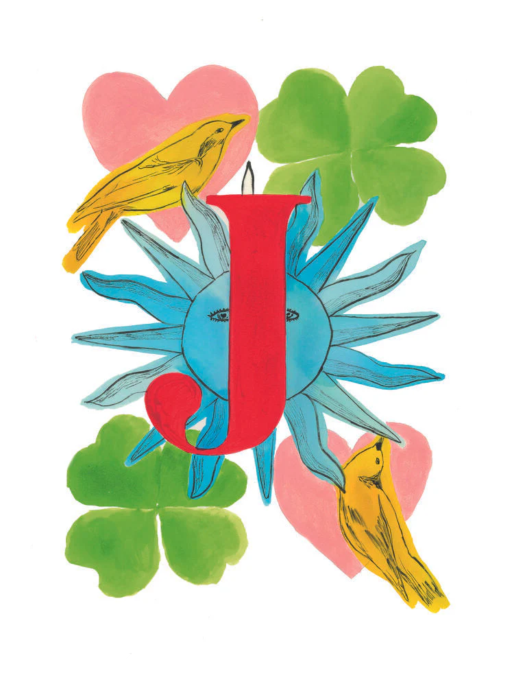 Cadre Lettre J — Alphabet Mary Clerté A Spell On You – Image 3
