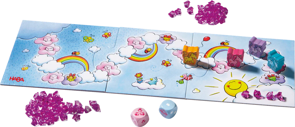 Jeu Licornes dans les nuages - course de dés enfants 3+ – Image 2