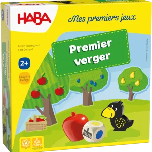 Jeu de société enfant Le Petit Verger - fruits en bois
