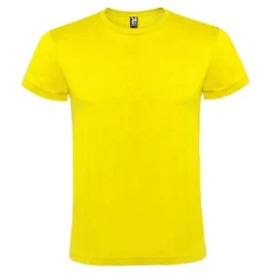 T-shirt homme personnalisé jaune