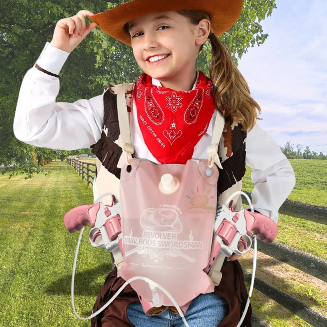 JEUX D'EAU| Pistolet à Eau électrique /COW GIRL et COWBOY🤠💦 – Image 3