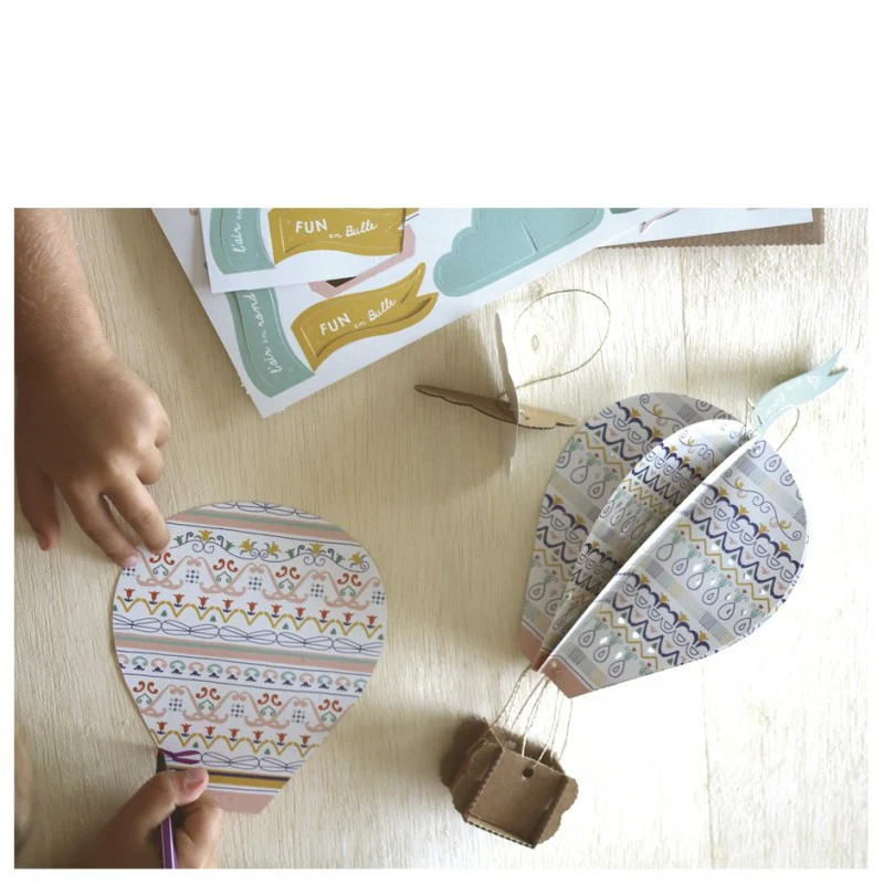 Kit créatif Montgolfière à suspendre - Enfant 7 ans, France – Image 4