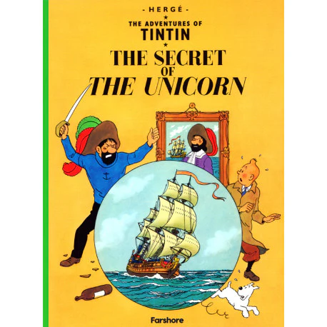 Tintin - Le Secret de la Licorne, édition anglaise rigide