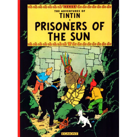 Tintin Le Temple du Soleil - édition anglaise rigide