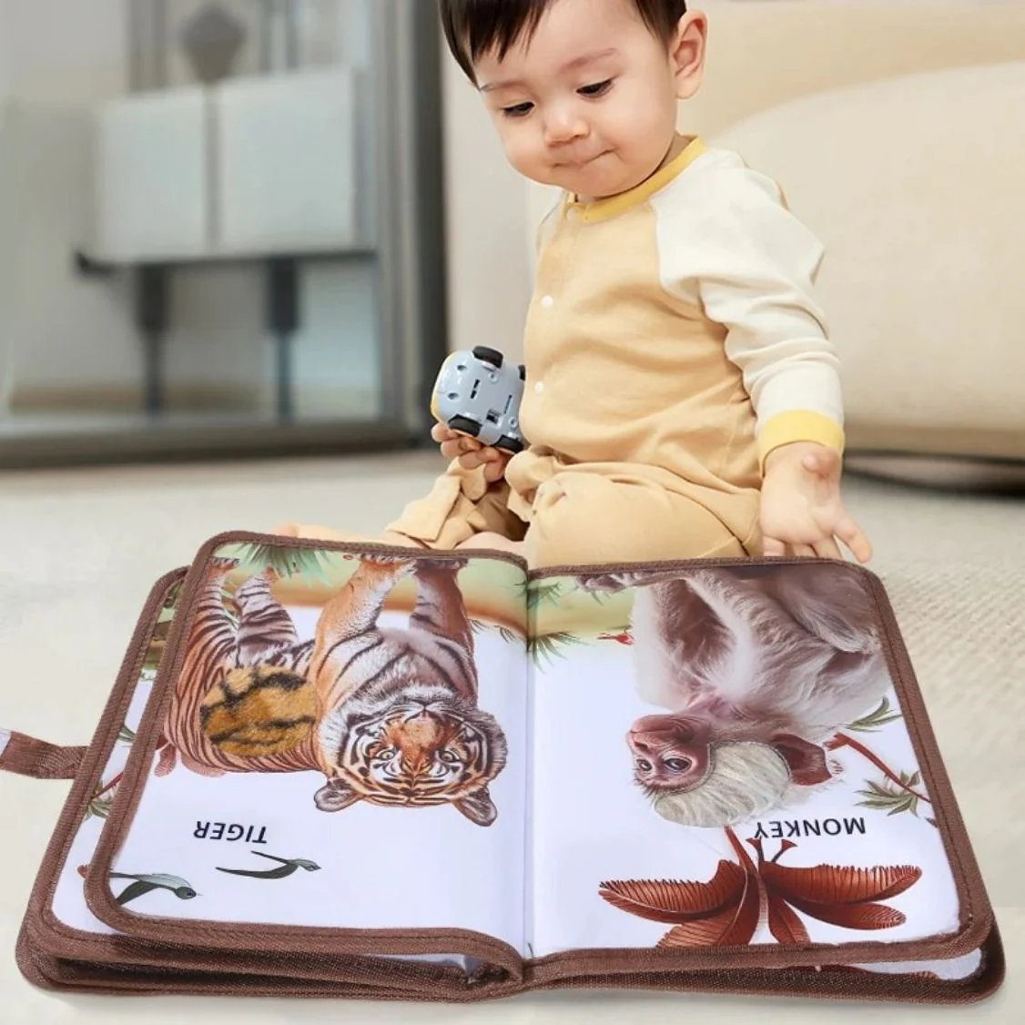 Livre enfant 2 ans: LIVRES TACTILES découvertes des animaux – Image 5