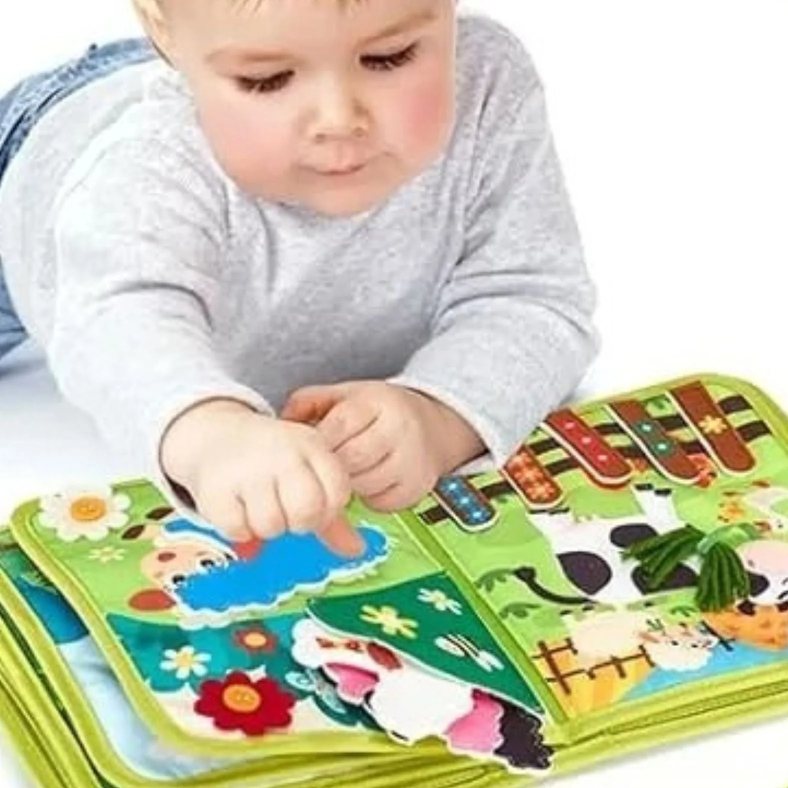 Livre pour enfant: BUSYBOOK-Histoire d'animaux de ferme (3 à 6ans)📕🐴🫑🍅 – Image 5