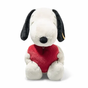 Peluche Snoopy Steiff Love 30 cm avec cœur