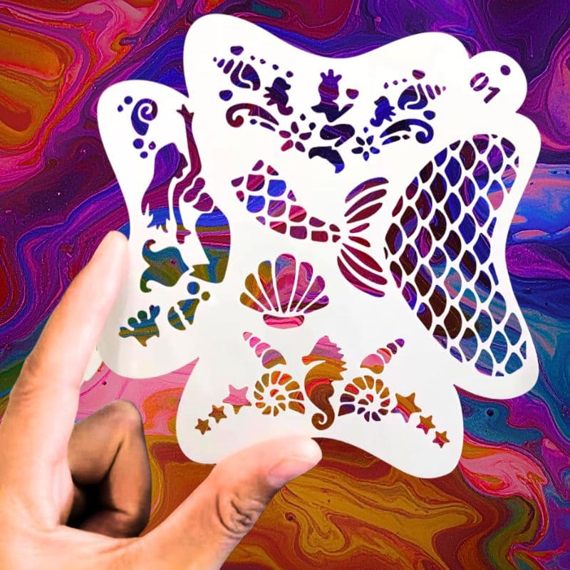 Pochoir à Tatouage Enfant: Un maquillage PRO enquelques minutes🖌️ 🎨 – Image 4