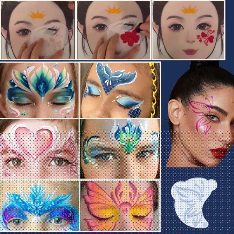 Pochoir à Tatouage Enfant: Un maquillage PRO enquelques minutes🖌️ 🎨 – Image 3