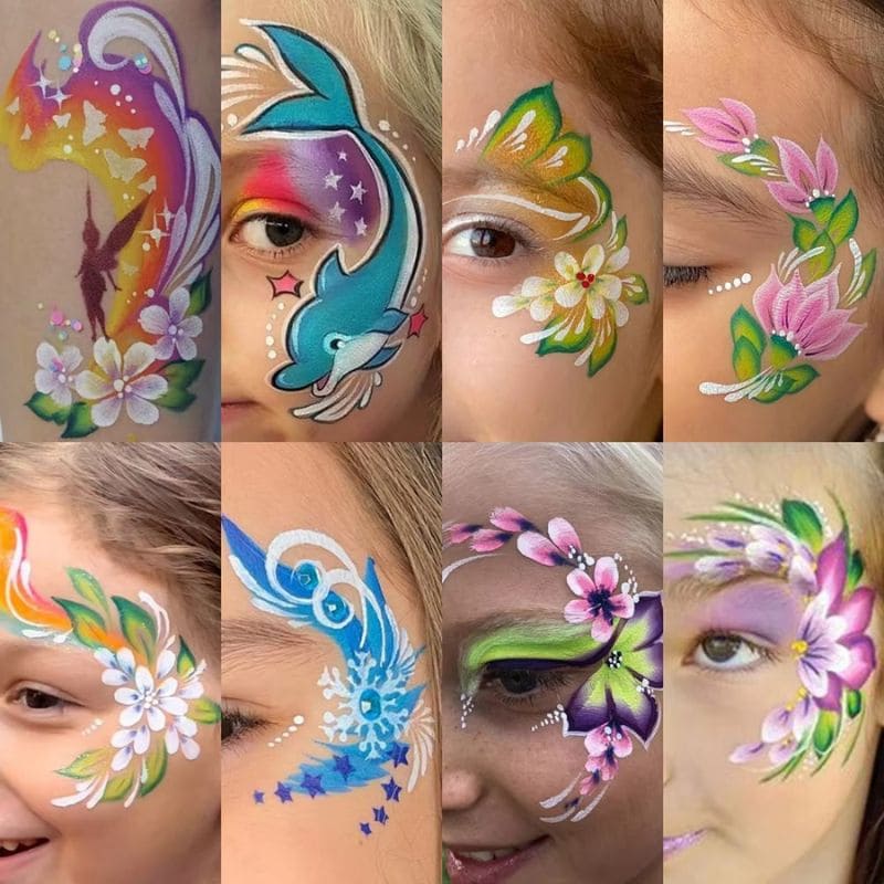 Pochoir à Tatouage Enfant: Un maquillage PRO enquelques minutes🖌️ 🎨 – Image 2
