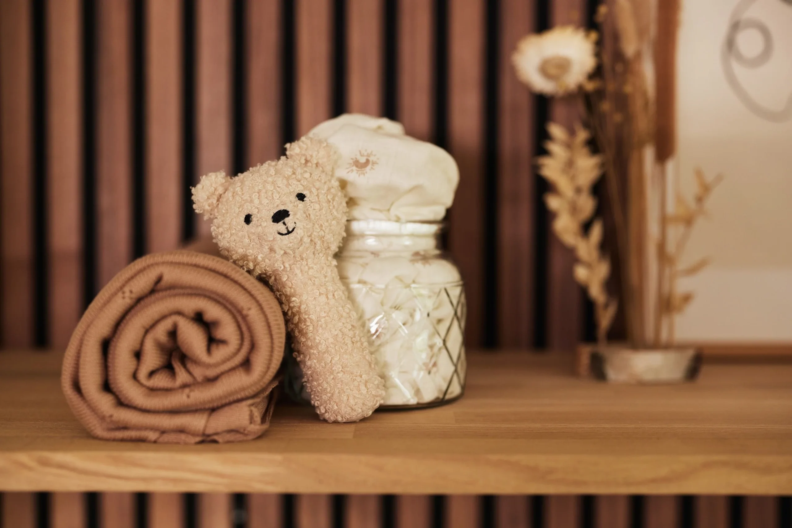 Hochet teddy bear naturel – Image 4