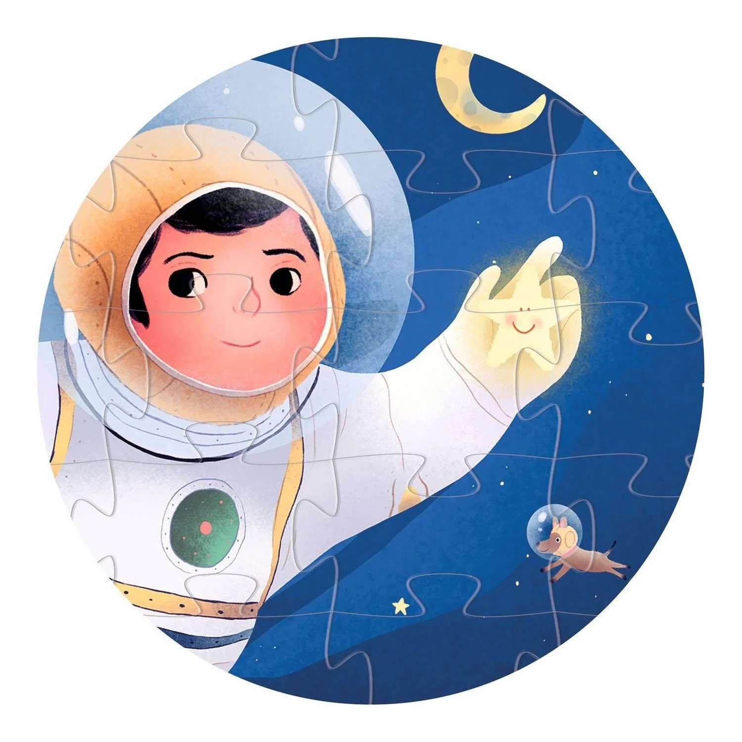 Puzzle Astronaute Lune 36 pièces enfant 4 ans – Image 3