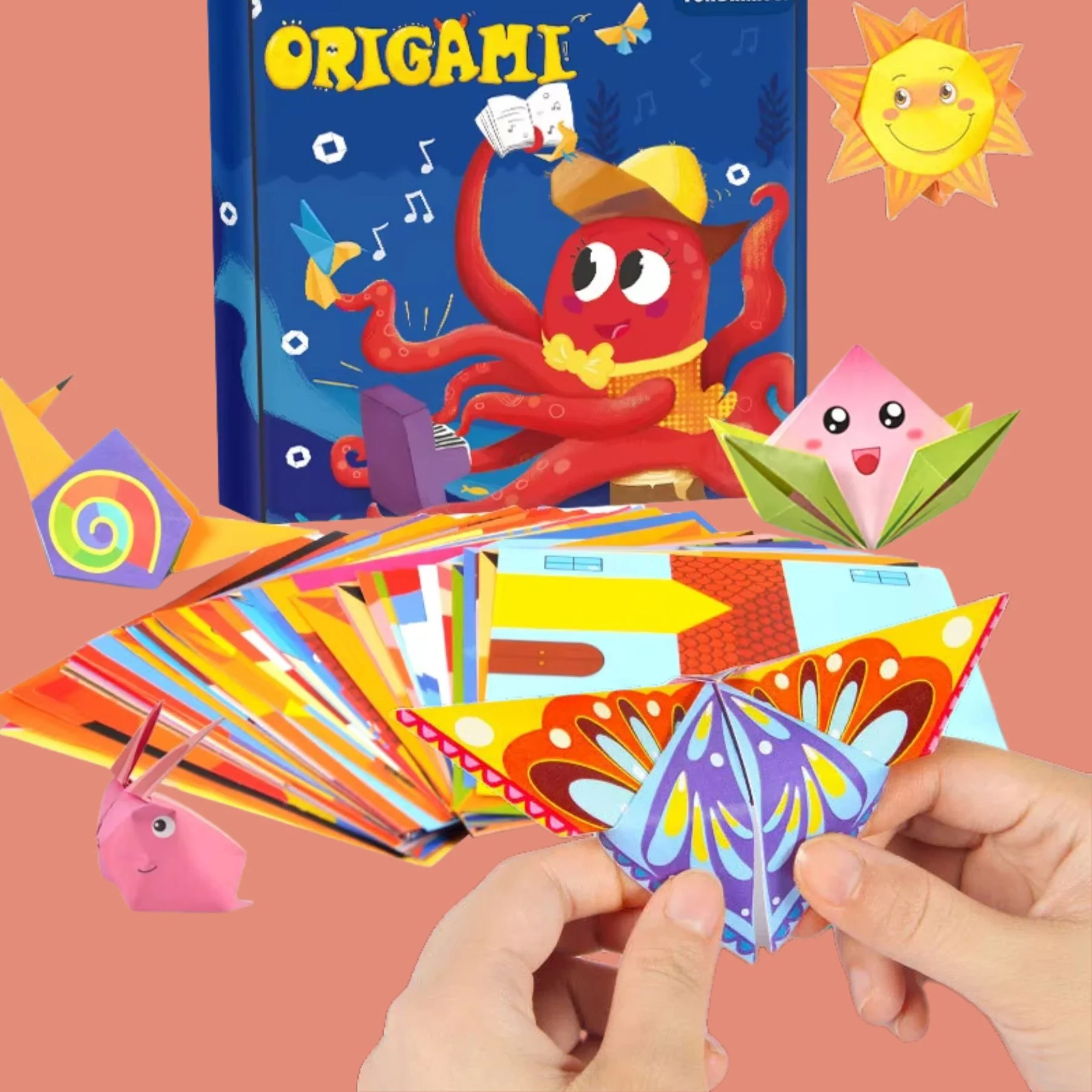 Papier pour Origami| activité manuelle pour enfant🐦📄 – Image 7