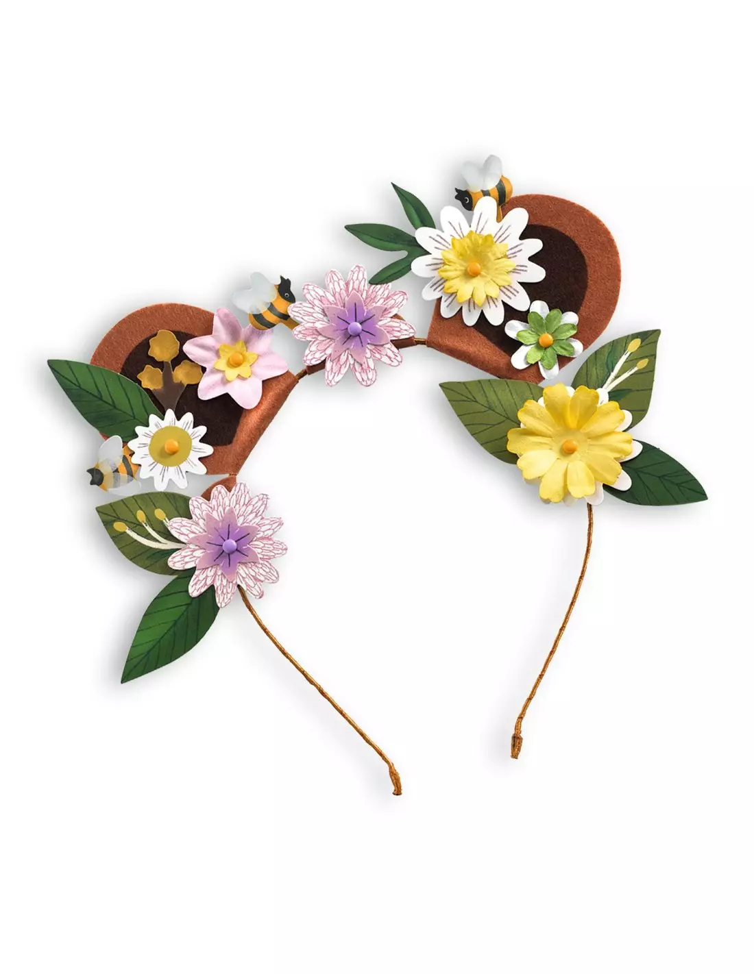 Kit créatif 3 serre-têtes animaux fleurs - Flower Friends – Image 2