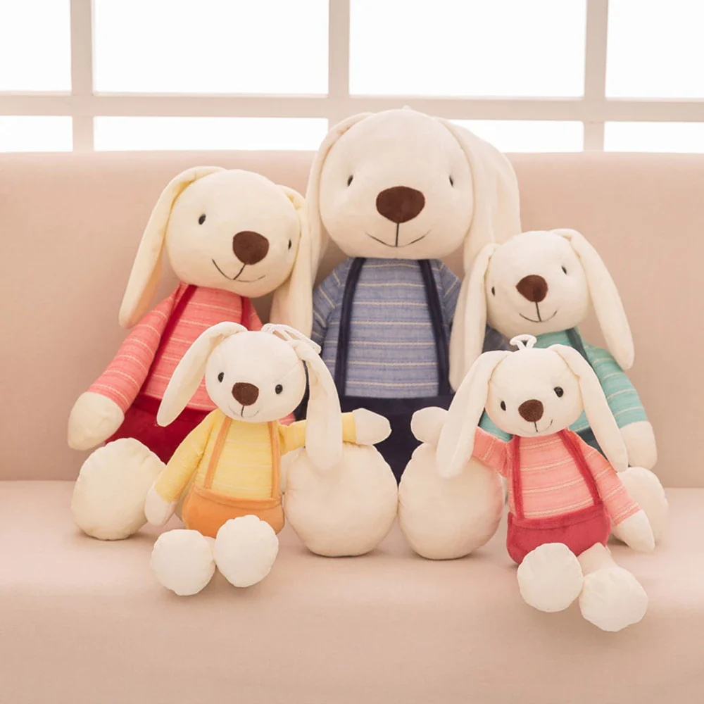 Peluche Lapin| famille de🐇 lapin blanc habillé🐰 – Image 4