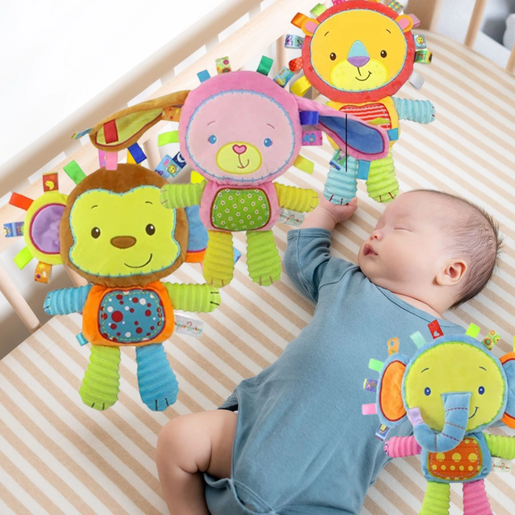 PELUCHE BEBE| Doudou sensoriel pour bébé🧸 – Image 3