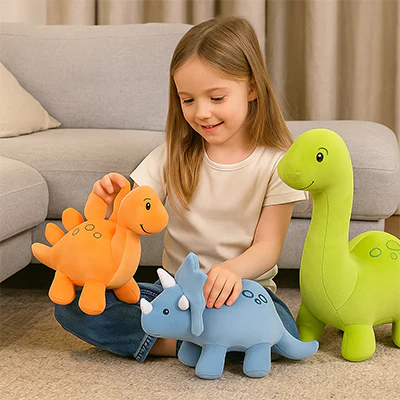 Peluche Dinosaure| 3 modèles moelleux et colorés🦕 – Image 7