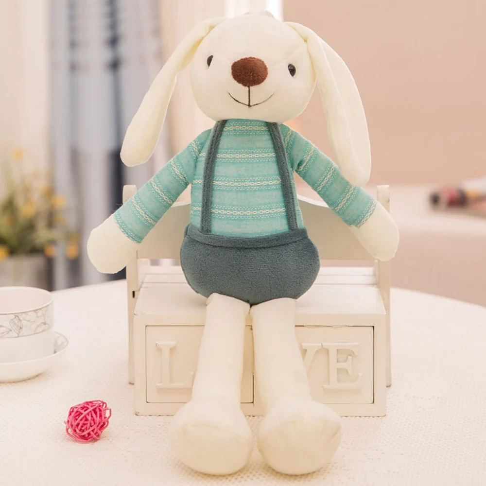 Peluche Lapin| famille de🐇 lapin blanc habillé🐰 – Image 8