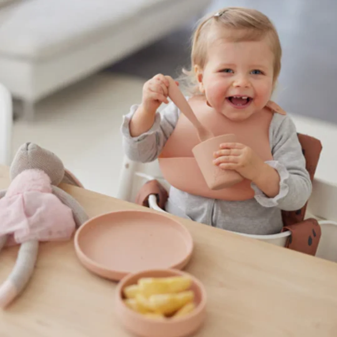 Coffret repas silicone rose – Image 3