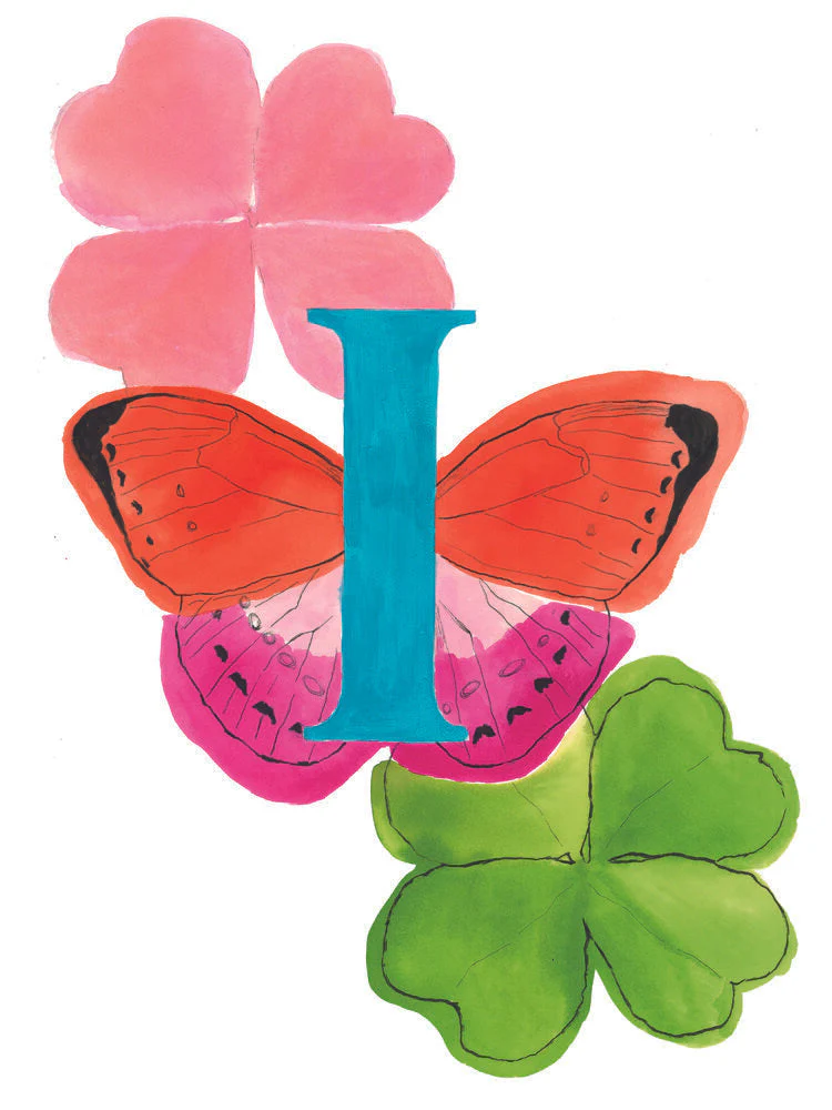 Cadre Lettre I - Alphabet illustré Mary Clerté – Image 2