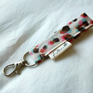 Porte Clés Beige Tâcheté