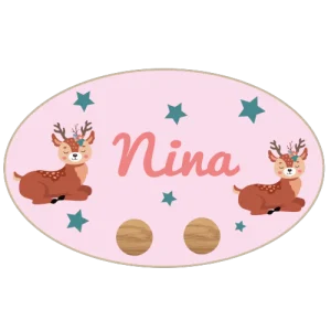 Porte-Manteau petit fan allonger personnalisé avec prénom