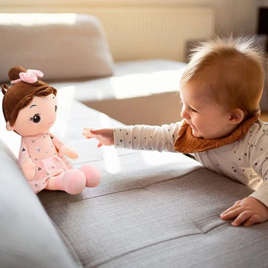 Poupée fille et poupée chiffon: DOUCEUR-CÂLINE™🧸 – Image 3