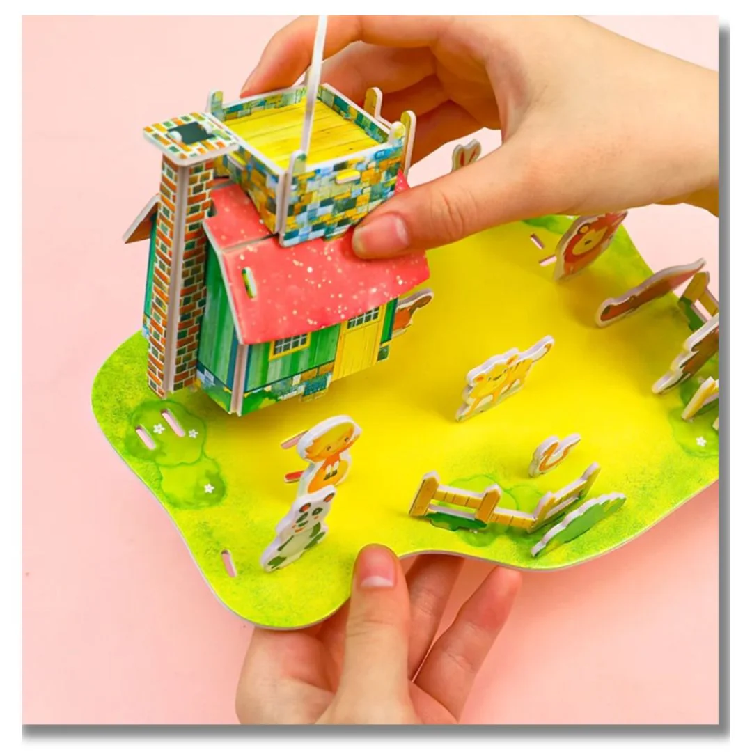 Puzzle 3D : kit de construction MONTESSORI🧩 – Image 3