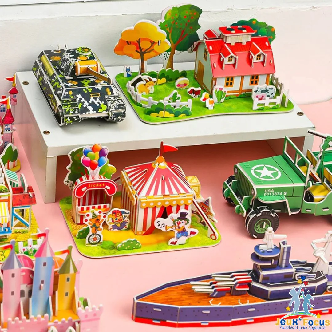 Puzzle 3D : kit de construction MONTESSORI🧩 – Image 6