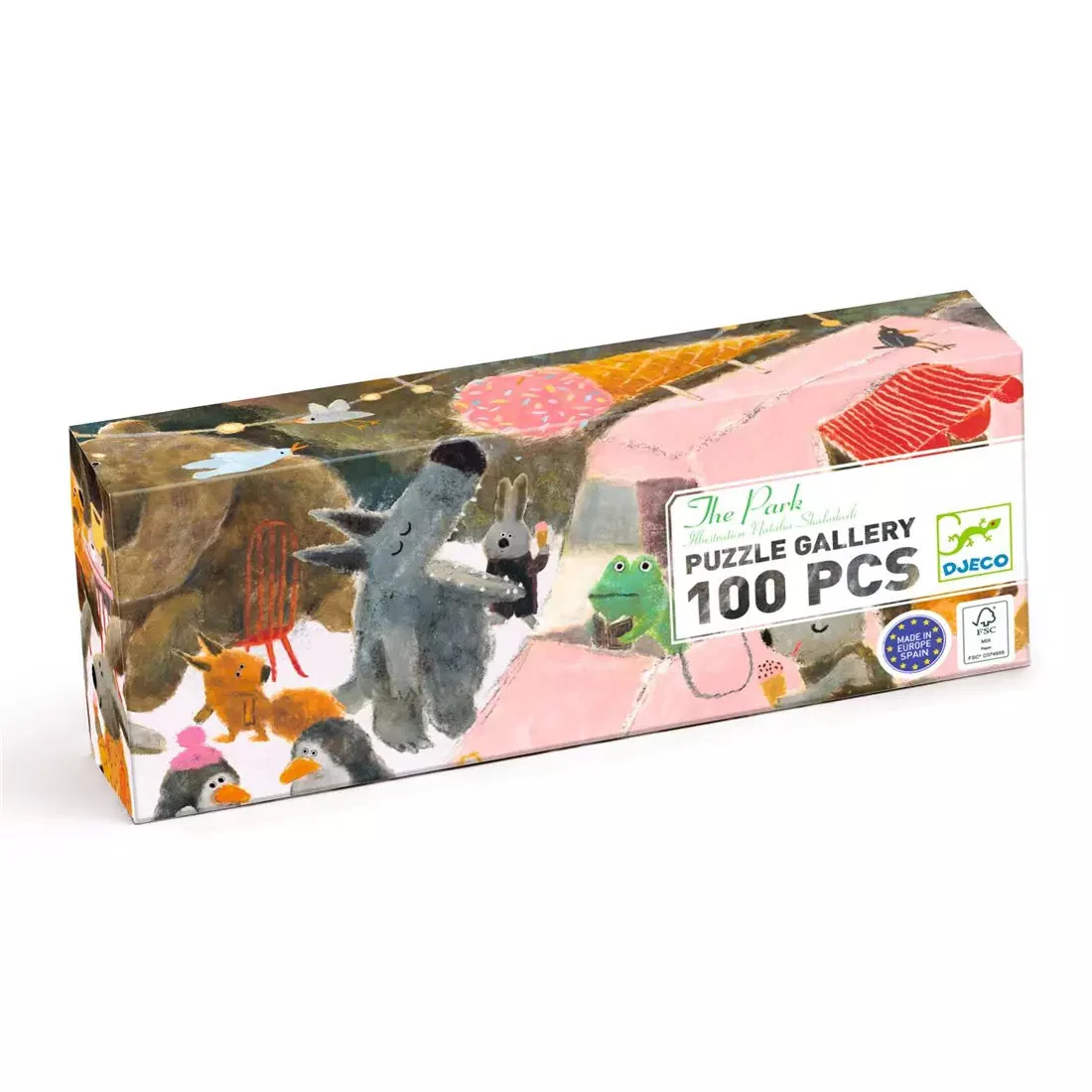 Puzzle 100 pièces enfant 5 ans - Le Parc 97x33 cm