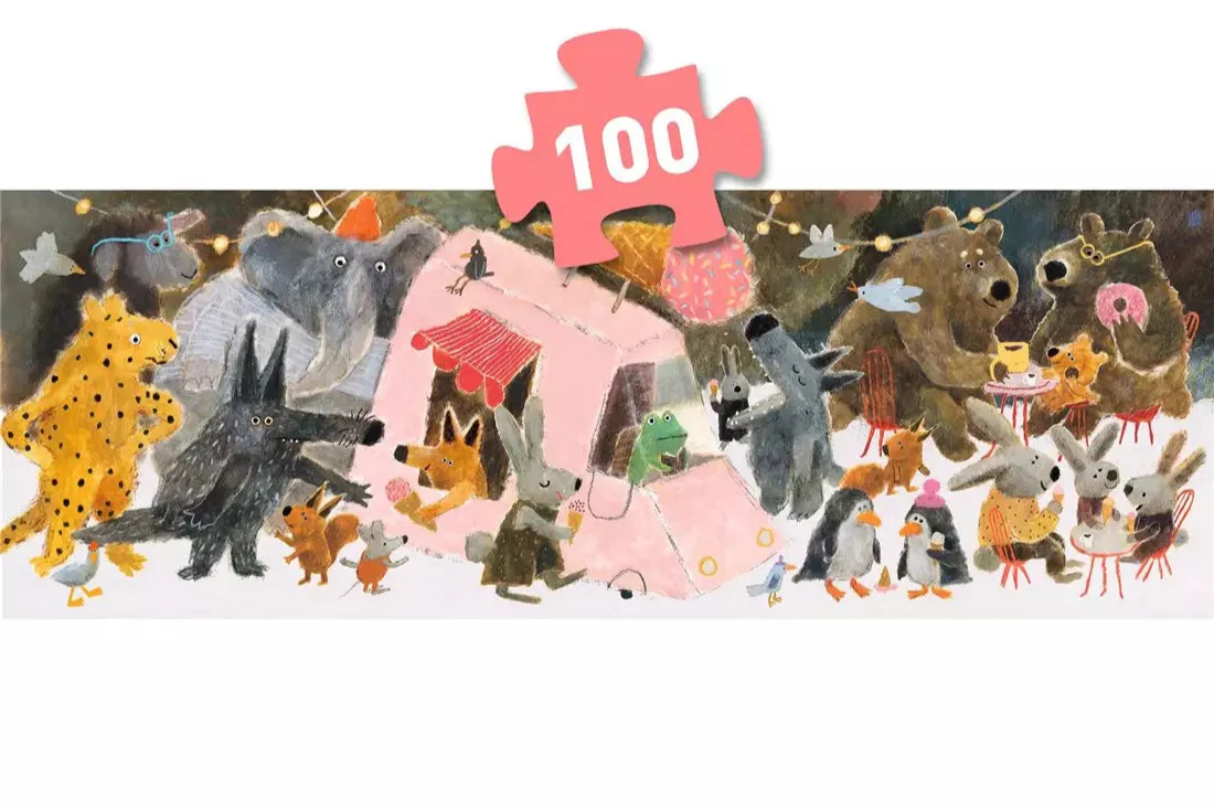 Puzzle 100 pièces enfant 5 ans - Le Parc 97x33 cm – Image 2