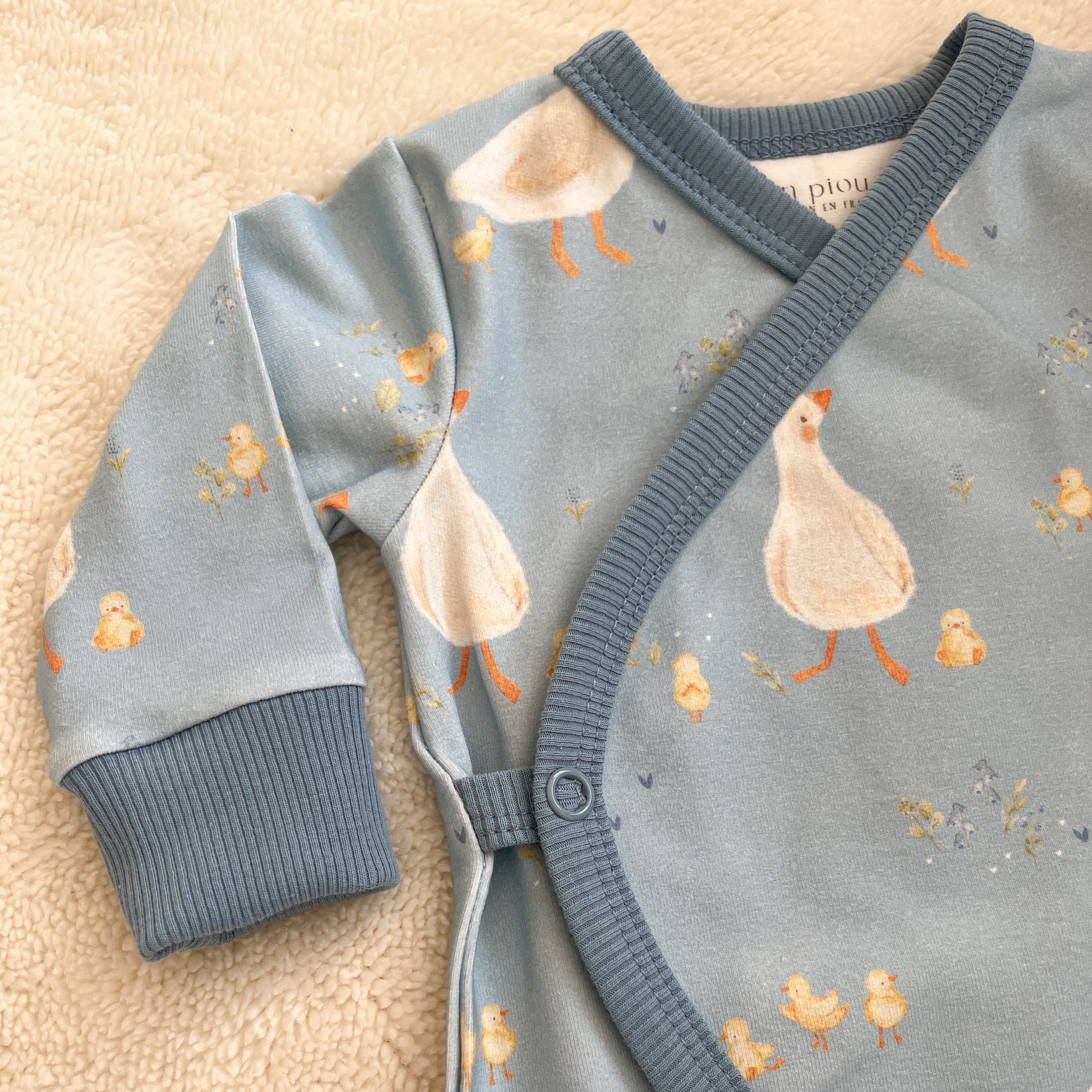 Pyjama bébé mixte jersey motif Oies – Image 2