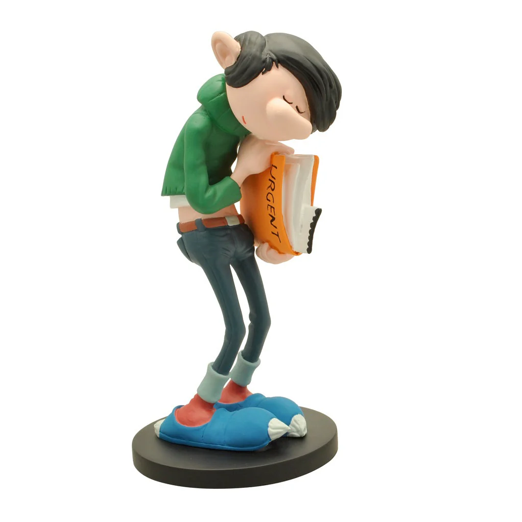 Figurine Gaston Lagaffe résine Collectoys - Dossier urgent