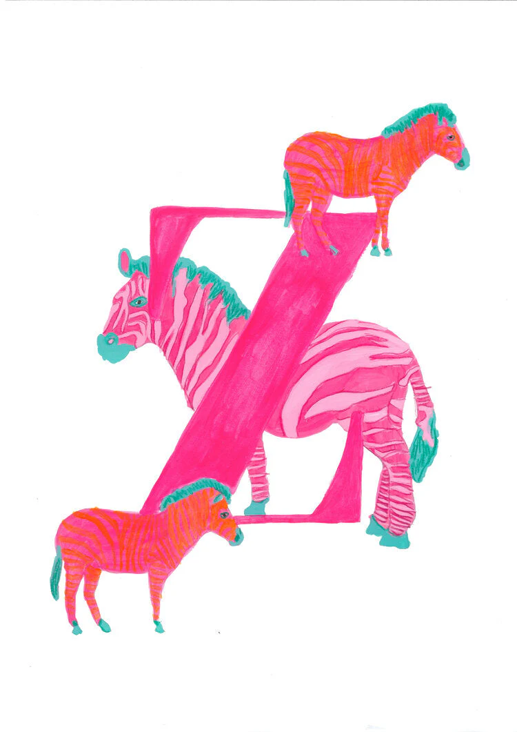 Cadre Lettre Z – Alphabet A Spell On You, Mary Clerté
