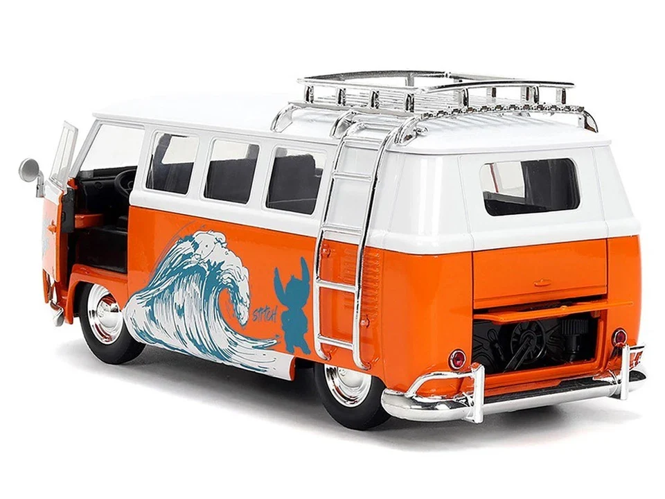 Combi Volkswagen 1961 Lilo & Stitch miniature 1/24 orange – Image 5