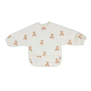 Bavoir à manche teddy bear